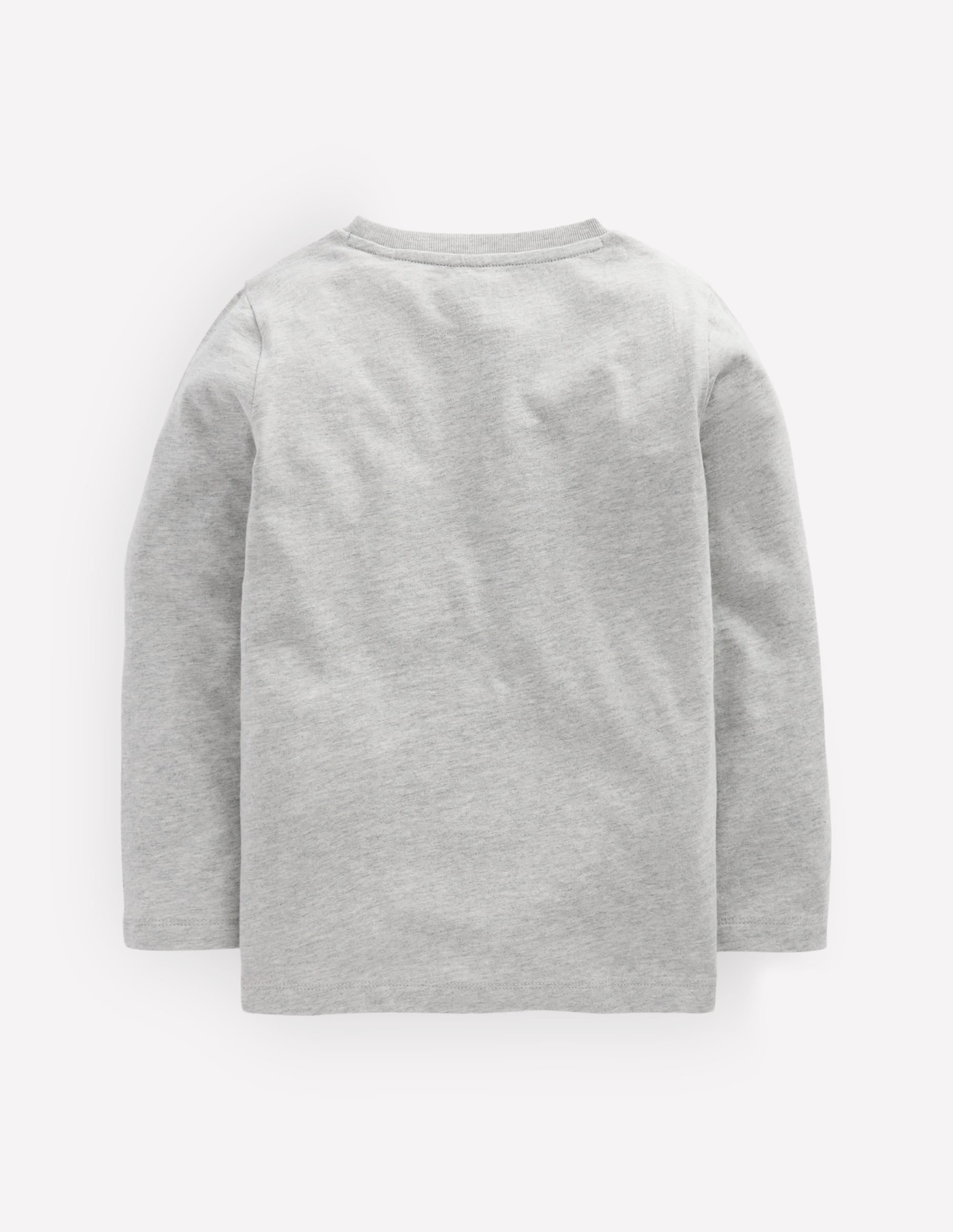 Superstitch Long Sleeve Top-Grey Marl Racing Cars