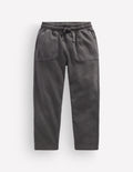 Garment Dye Tapered Sweatpants-Shadow Grey