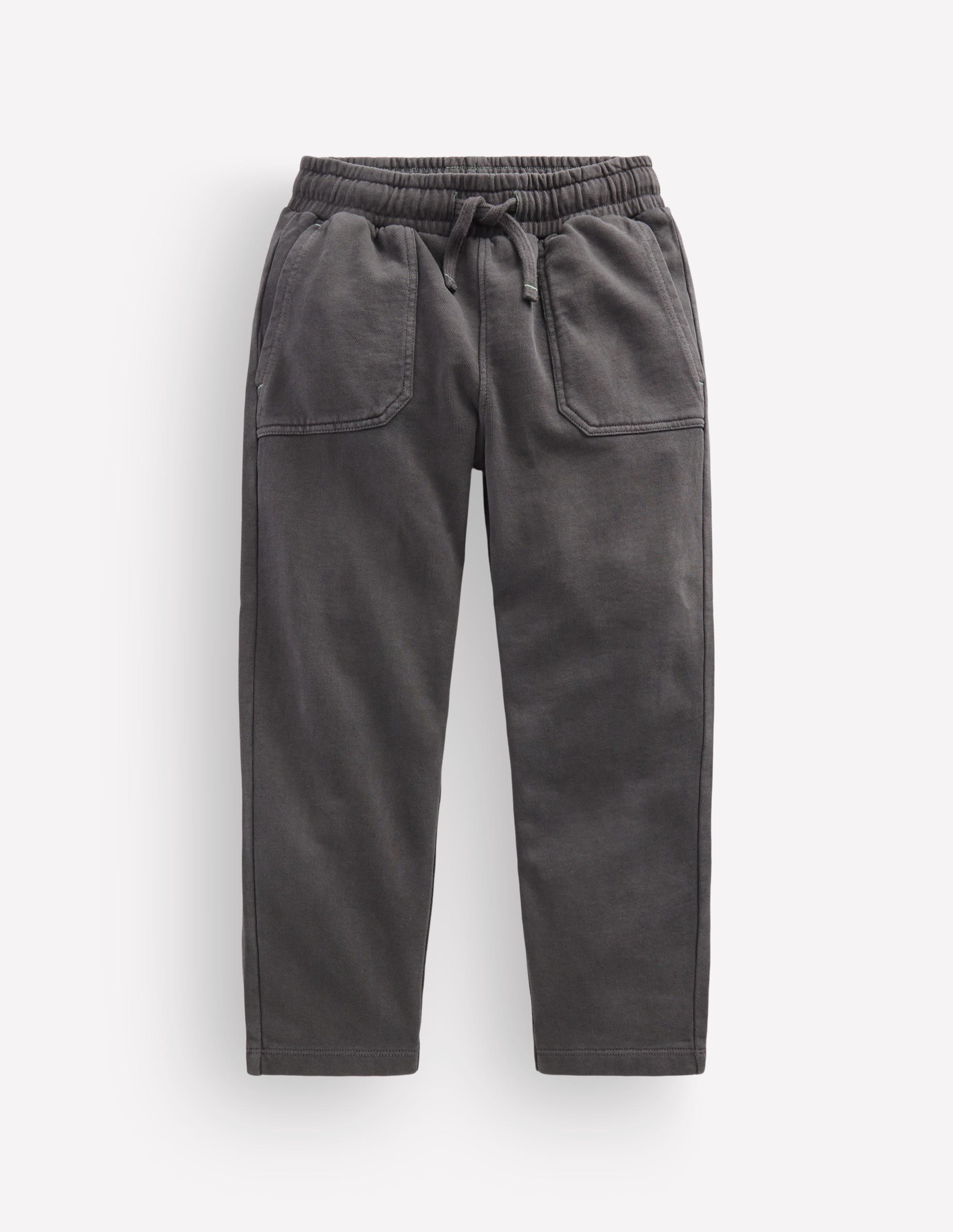 Garment Dye Tapered Sweatpants-Shadow Grey