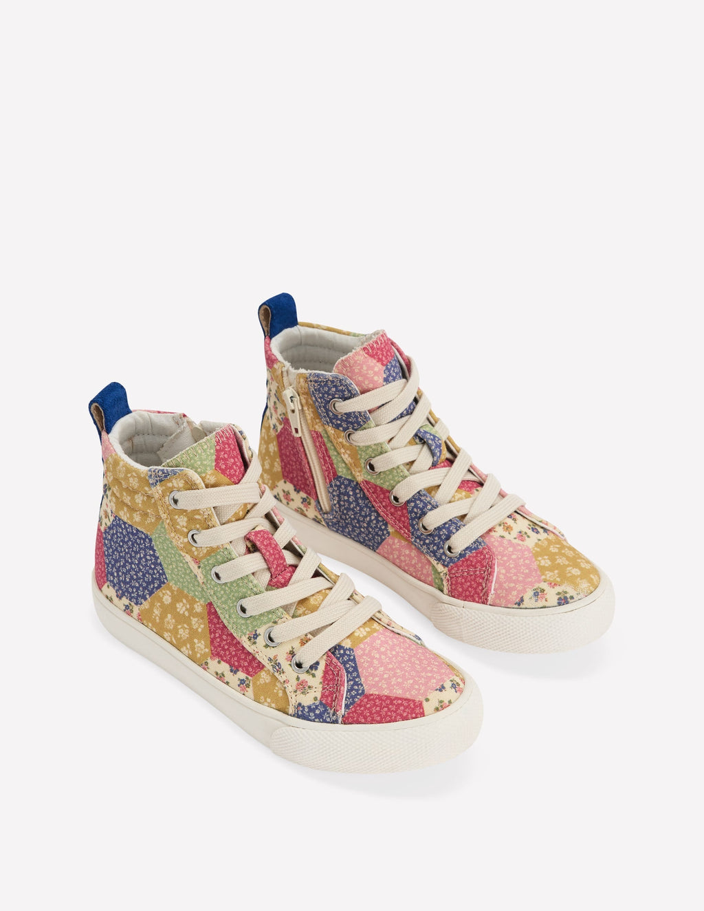 High Tops (Girls)-Patchwork Floral