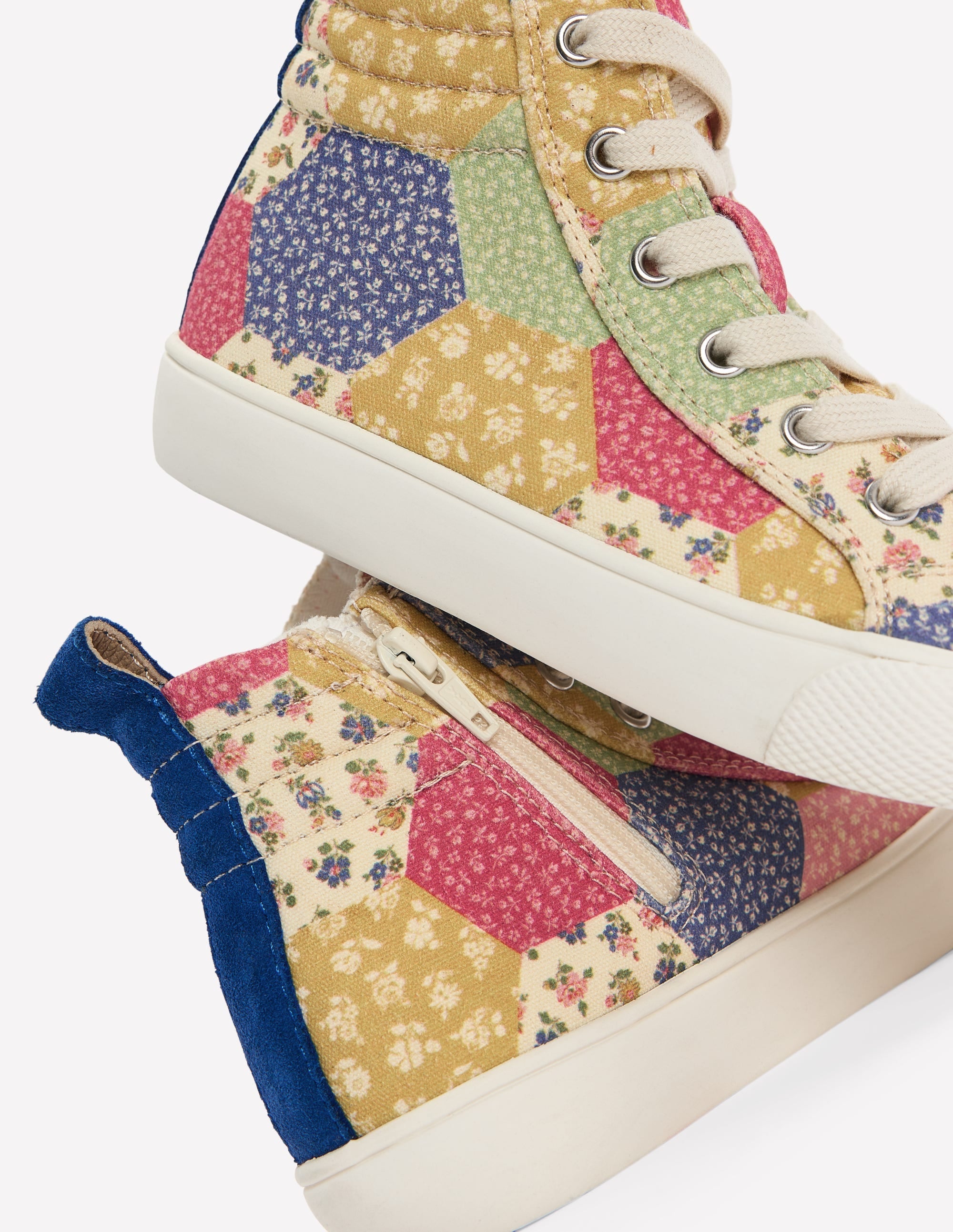High Tops (Girls)-Patchwork Floral