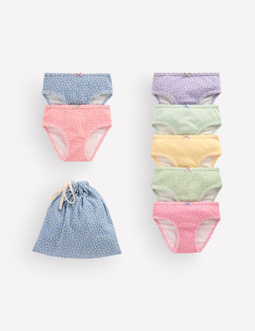 7-Pack Underwear-Floral Spring