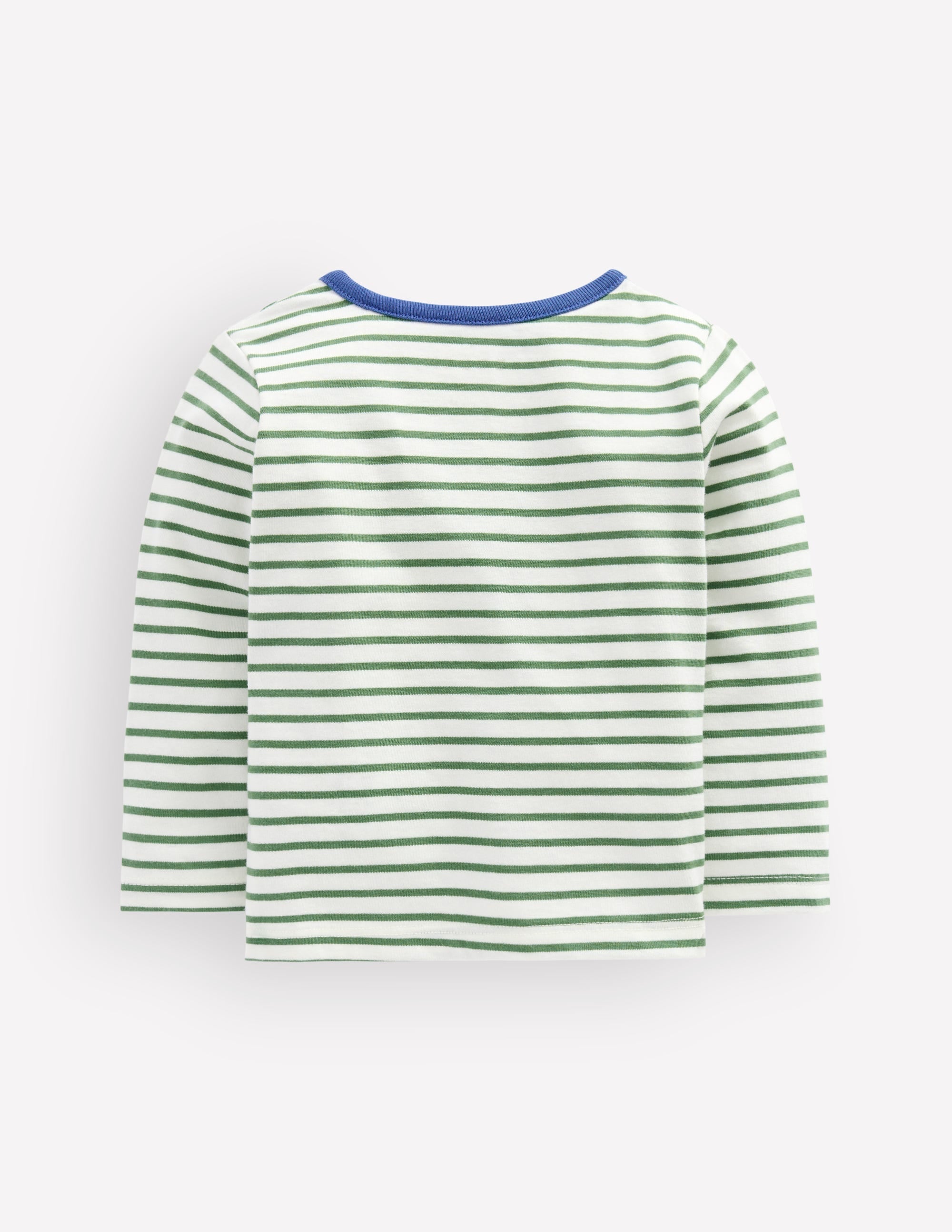 Twin Pack Cotton T-Shirt-Multi Stripe