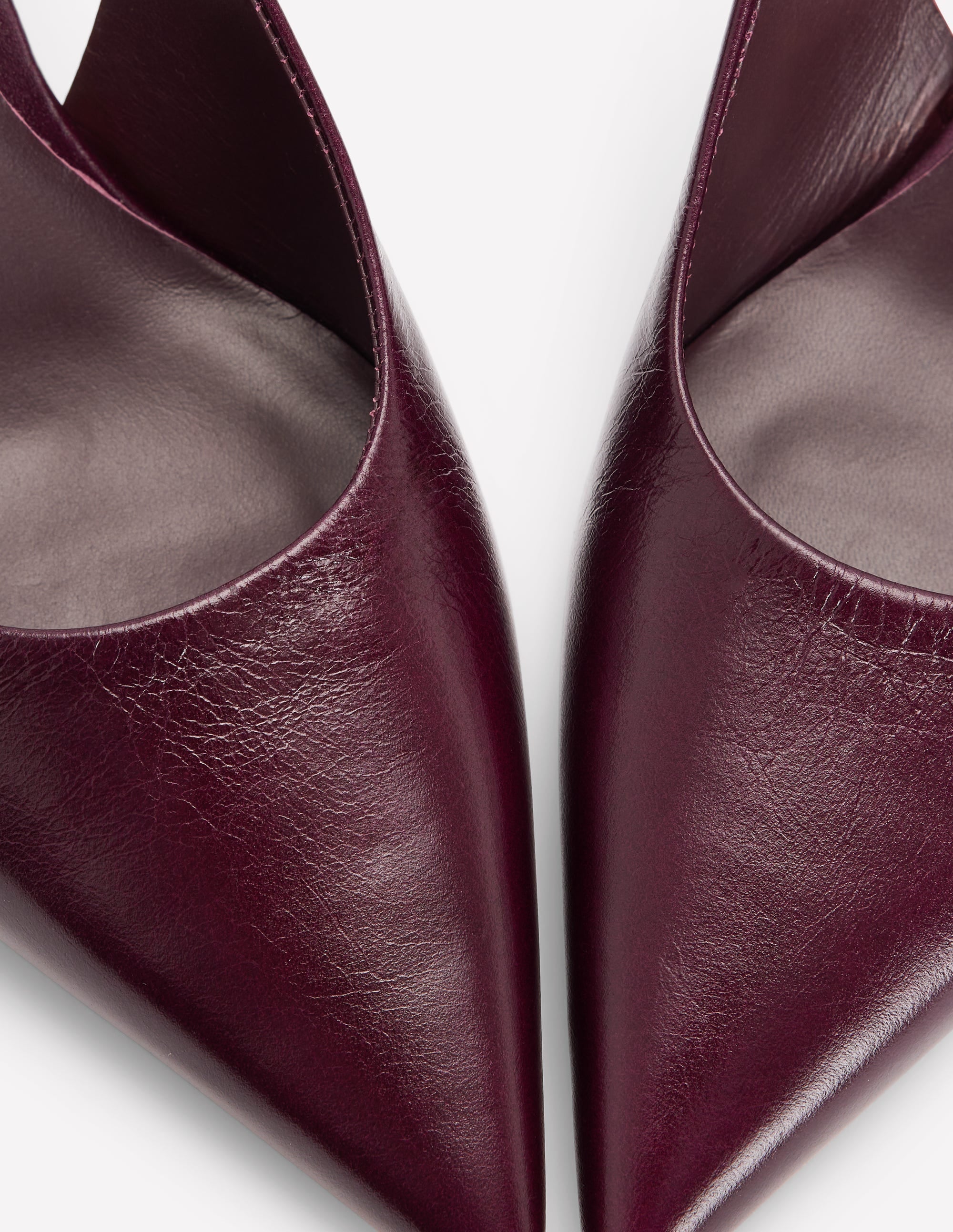 Hope Slingback Kitten Heels-Wine