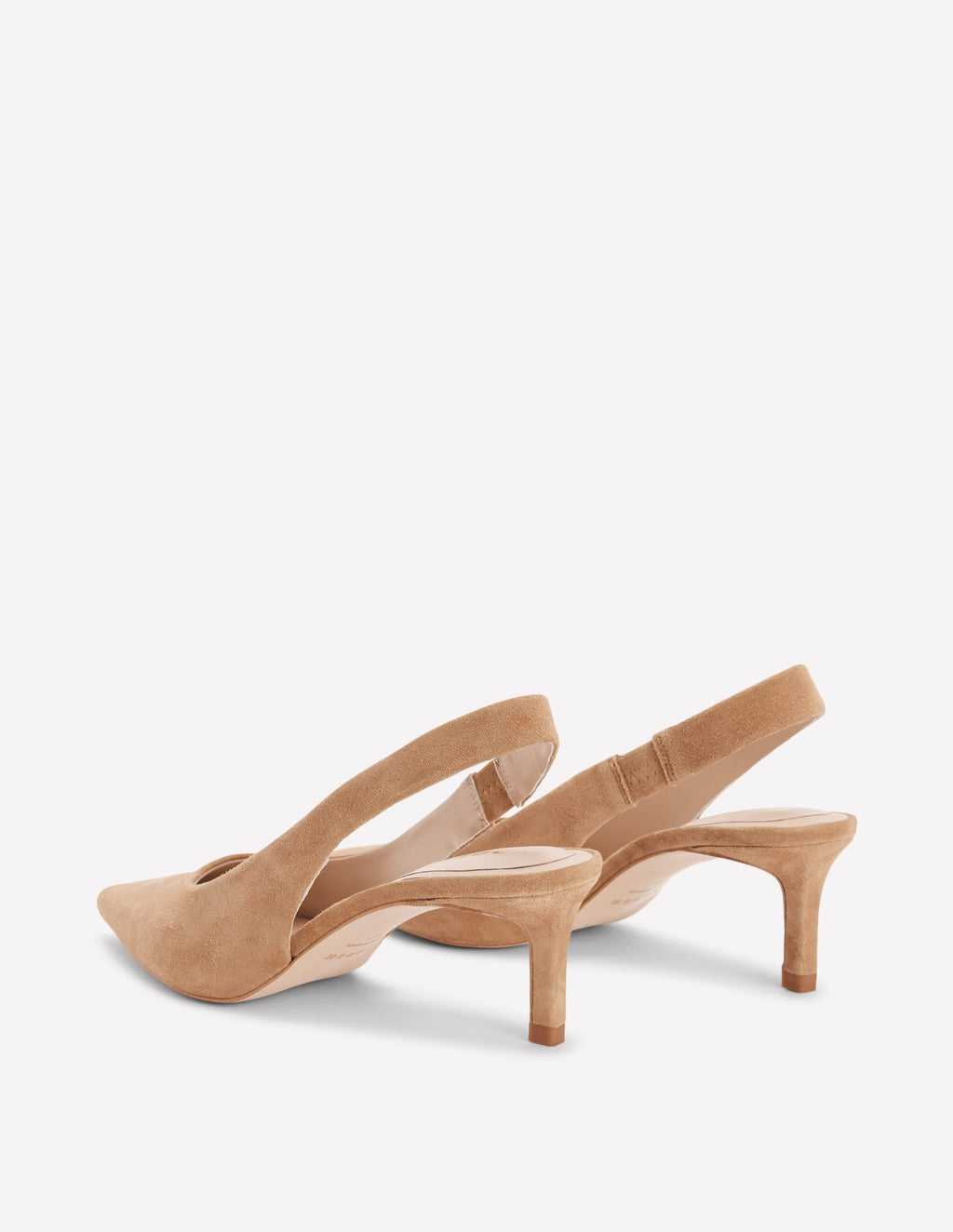 Hope Slingback Kitten Heels-Macchiato Suede
