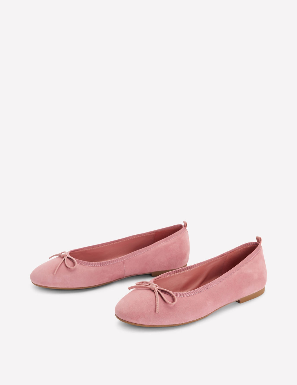 Patti Round Toe Ballet Flat-Blush