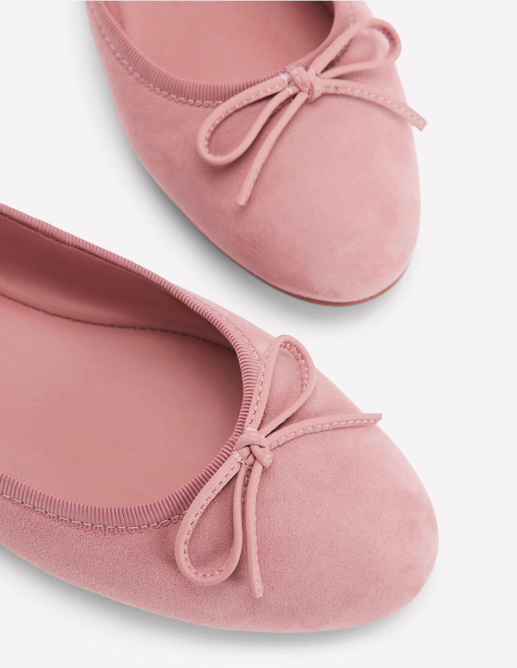 Patti Round Toe Ballet Flat-Blush