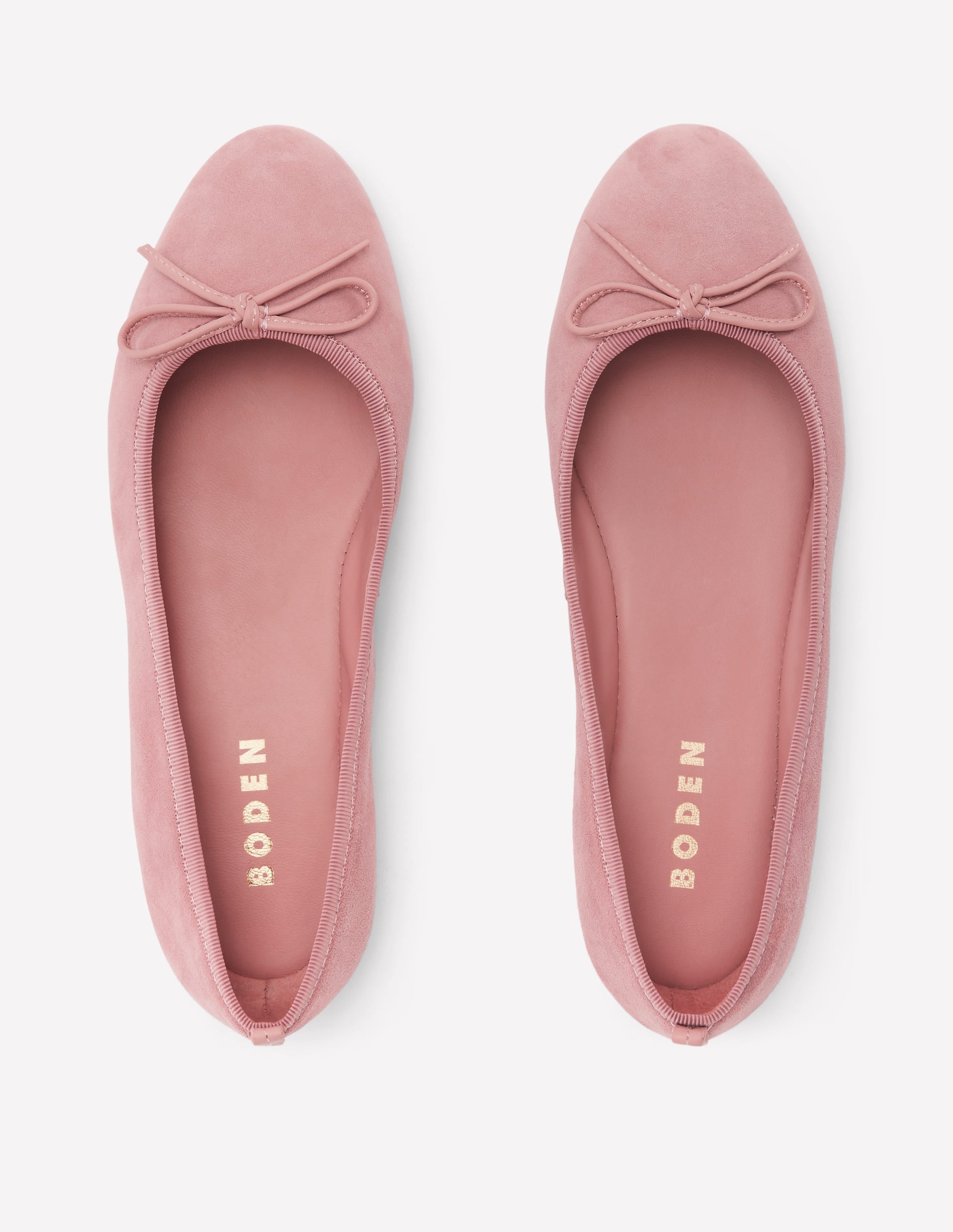 Patti Round Toe Ballet Flat-Blush
