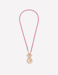 Bead Metal Necklace-Red